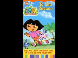 Closing to Dora the Explorer: To The Rescue 2001 VHS