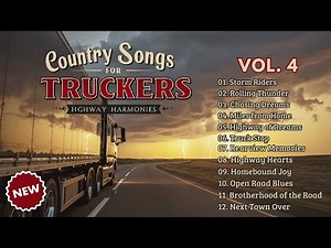 Trucker Songs 2025 🚛 , Best Country Road Trip Music for Long Hauls | Vol 4