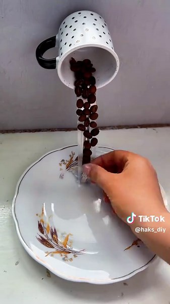 DIY Floating Coffee Cup Decoration Ideas