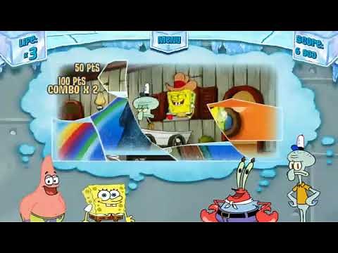 Spongebob Squarepants: Spongebob's Truth or Square (Flash Game) Gameplay