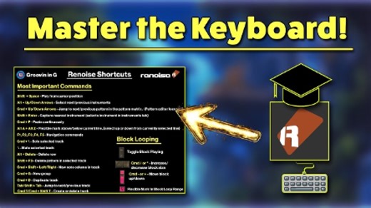 Master the Keyboard Workflow in Renoise