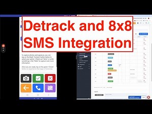 Detrack and 8x8 - SMS Integration