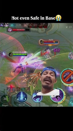 The Audacity to Recall from Base😭 #mobilelegends #mobilelegendsmeme #mlbb