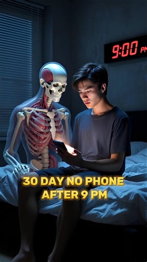 30 Days No Phone After 9 PM Challenge (Life Changing!) #shorts