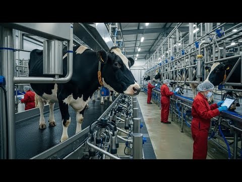 Inside the Smart Cow Dairy Farm – The HYPNOTIC Precision of Modern Cow Milking Technology
