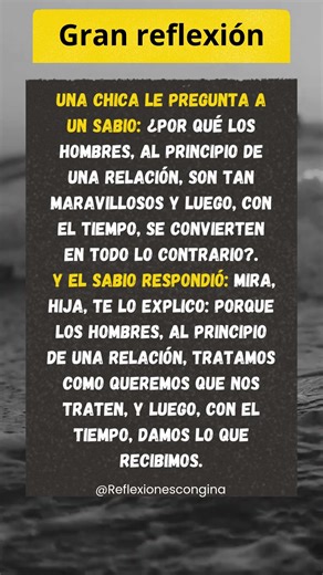 Gran Reflexión #frases #reflexion #pareja #amorpropio #relaciones #shorts #viralshorts
