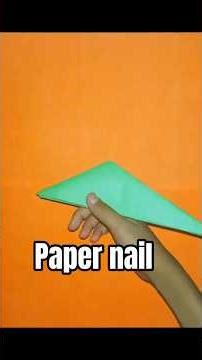How to make nale with craft paper 🎨#diy #craftyhome