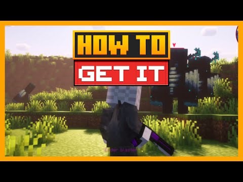 HOW TO USE ENDER BLASTERS from Weapons of Miracle in MINECRAFT
