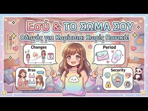 Η Ιστορία του Σώματός σου: Όλα για τις αλλαγές (Ο Kawaii οδηγός σου για την εφηβεία - Anime Sapiens)