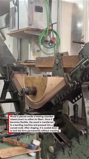 High-Precision Steam Wood Bending Machine!