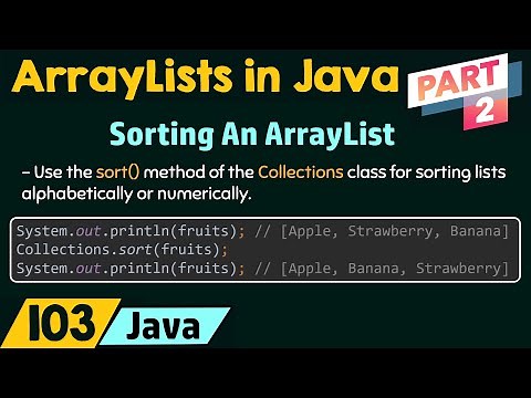 ArrayLists in Java (Part 2)