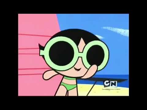 Powerpuff Girls: The girls are chilling on the beach (Sun Scream)