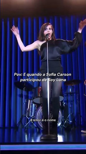 Pov: E quando a Sofia Carson participou de Soy Luna na 1ª temporada.🥹