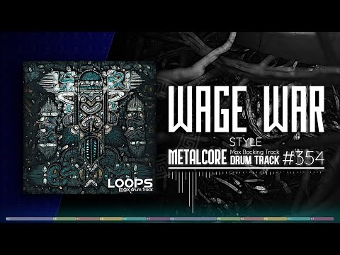 Metalcore Drum Track / Wage War Style / 120 bpm