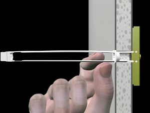 TOGGLER SNAPTOGGLE Heavy-Duty Drywall Toggle Bolt – 3/16"-24 UNC Zinc-Plated Anchor for Hollow Walls, Plaster & Tile – Holds 238 lbs in 1/2" Drywall, Easy Install – 2 Pack (with Bolts)