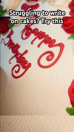 Struggling to Write on Cakes? This Hack Will Save You