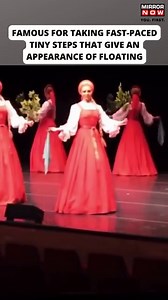 The video of a Russian dance group has taken the internet by storm. These dancers have an unusual performance style that makes them look like they're floating on stage! The folk dancers are part of a troupe of female dancers known as the Berezka Dance Ensemble. On stage, the women in this group take very small steps that give them the appearance of floating. A video of their performance has gone viral. Watch the video here. #folkdance #Berezka #Russia #Russianfolkdance #floating #magic #dance | 