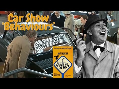 Car Show 'Behaviours' from the Jacques Tati Film 'Trafic'