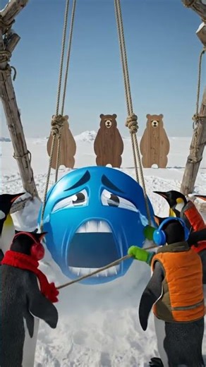 penguin are playing with crying troll face