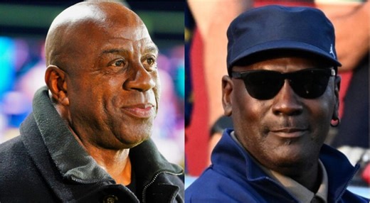 Magic Johnson Congratulates Michael Jordan As His NASCAR Team Makes History