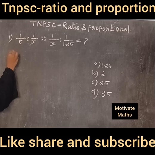 #maths#tnpsc#ratio#proportional#easy