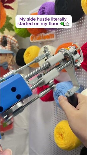 Color setup + rug tufting gun kit = perfect rugs 👀 #tuftingtips #starttuftingbusiness