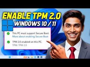 How to Enable TPM 2.0 in Windows 10 or 11 | Step-by-Step Guide