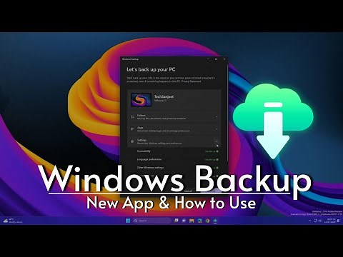 Backup your Windows 11 USING Windows Backup APP (2023)