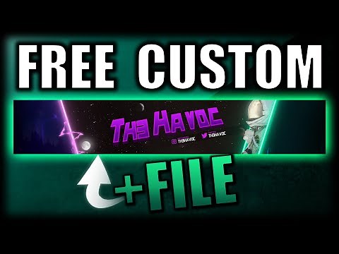 How To Make A YouTube Banner WITHOUT Photoshop! (Pixlr Tutorial) Make A YouTube Banner For FREE 2024