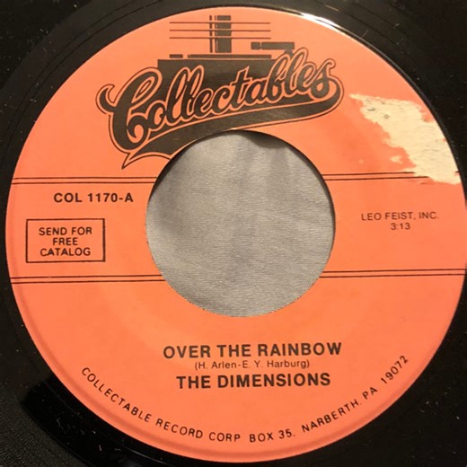 The Dimensions - Over the Rainbow