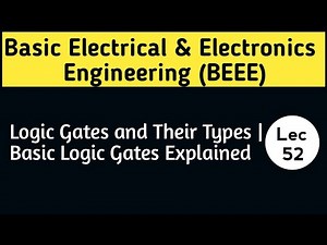 Logic Gates and Their Types | Basic Logic Gates Explained | Digital Electronics