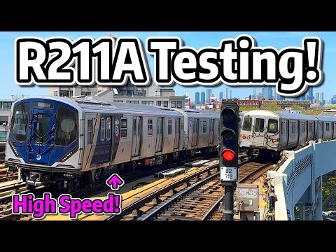 ⁴ᴷ⁶⁰ R211As Testing on the F Line!