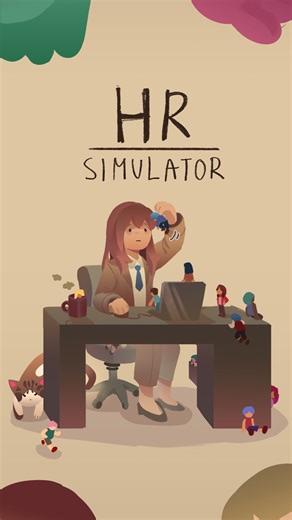 IndieGame Spotlights on Instagram: "Office life gets chaotic! Hire eccentric employees, fire with care, and survive burnout with budget cuts and cat cuddles in this quirky HR sim! . @hr_simulator . #simulatorgames #indiegame #officegames #catgames #jobsimulator #cozygames #pcgames #indiegamelover"