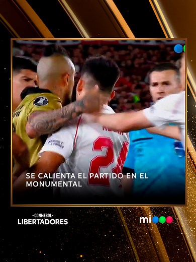 Arturo Vidal y los jugadores del Millonario: Intercambio ardiente en libertadores
