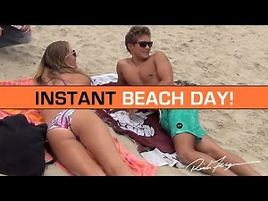 Instant Awesome Beach Day Surprise Experiment & Prank!