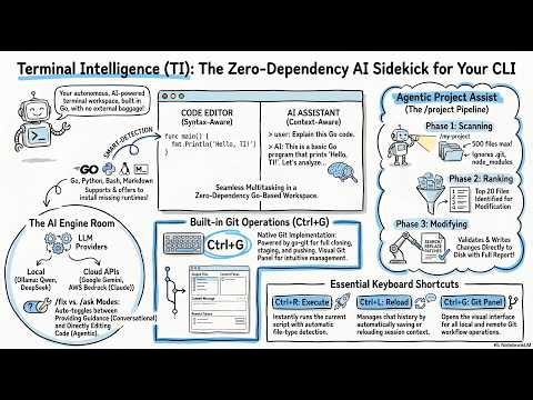 Terminal Intelligence (TI), lightweight, CLI-based IDE integrated with AI assistance