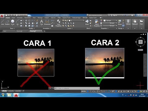 Cara Memasukkan Gambar Ke dalam AutoCAD Dengan Tepat