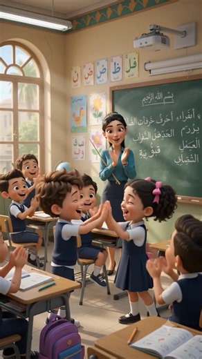 تعليم الحروف العربية | من ن إلى و بطريقة ممتعة 🎉 | Learn Arabic Letters.