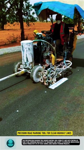 Precision road marking tool for clean highway lines #tool