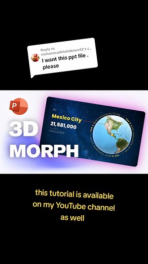 PowerPoint 3D Morph Tutorial & Free Template | Learn Morph Skills