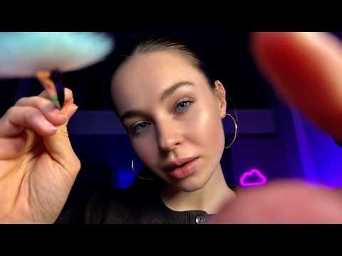 ASMR Sleep Clinic For Overstimulated Brains 🧠 Face & Scalp Personal Attention For Deep Sleep