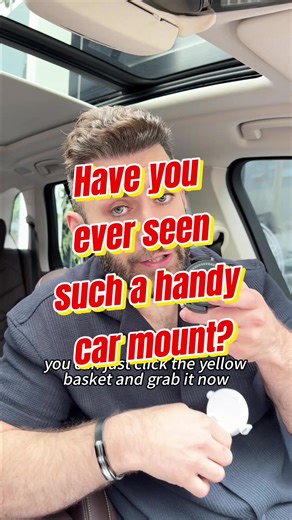 Innovative MAGIC JOHN Car Mount with Suction Technology