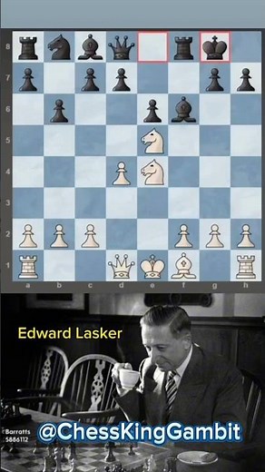 The Most Beautiful Checkmate in Chess History by Edward Lasker