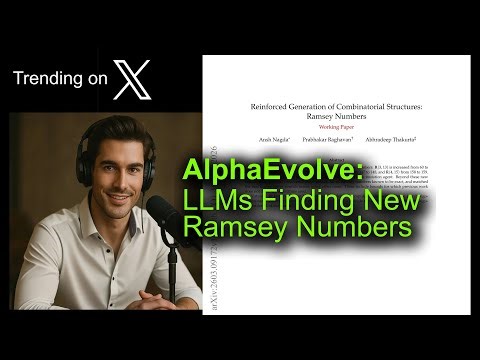 AlphaEvolve: LLMs Finding New Ramsey Numbers