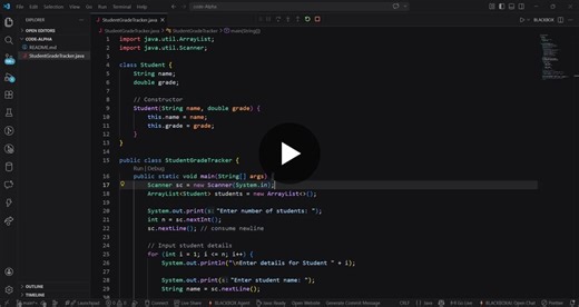 #java #programming #studentproject #codealpha #github #learning #softwaredevelopment | Suyog Supale