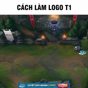 Cách làm logo T1 😮 | Liên Minh Huyền Thoại FC