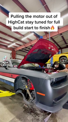 Full build on Highcat from start to finish stay tuned to the build!🔥🚀. #hellcat #dodge #supercharged #boost #supercharger #car #dragracing #musclecar #horsepower #charger #hellcatchallenger #jeep #challenger #trx #burnout #srt #shophellcat #PlutoTVIsFree