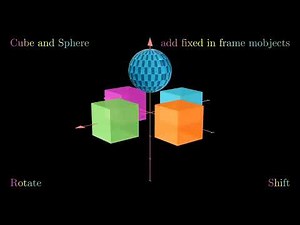 Manim-Example 6-Sphere and Cube