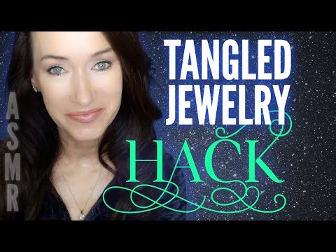 ASMR Jewelry Hack | How to Untangle Knotted Necklaces and Chains