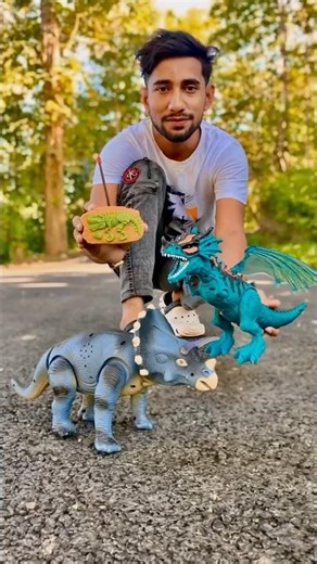 New Big RC Dinosaur vs Remote Control Dragon 🐉🦕